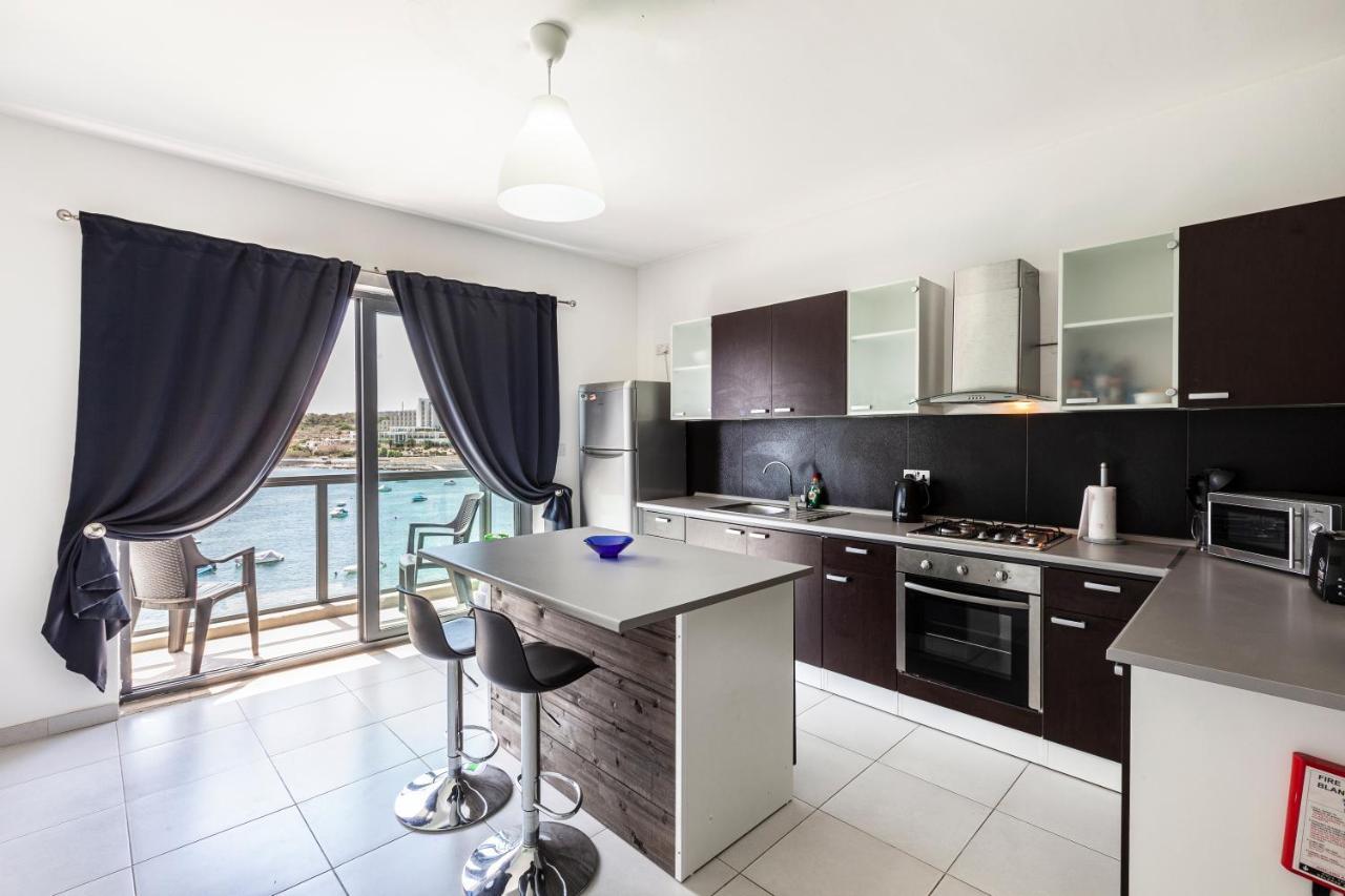 Z4 - SEAFRONT apartment St. Paul's Bay Buitenkant foto